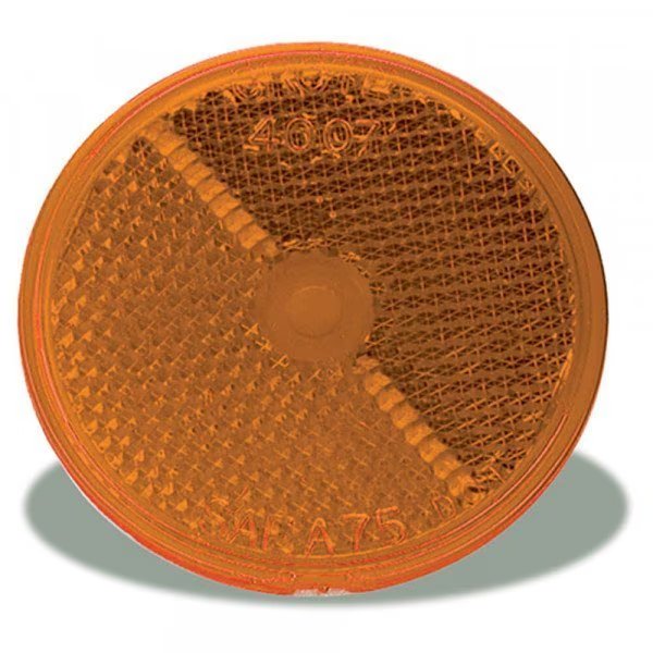 REFLECTOR-2.5-YEL-ROUND STICK-ON, Grote Lighting, Mfr#: 40073